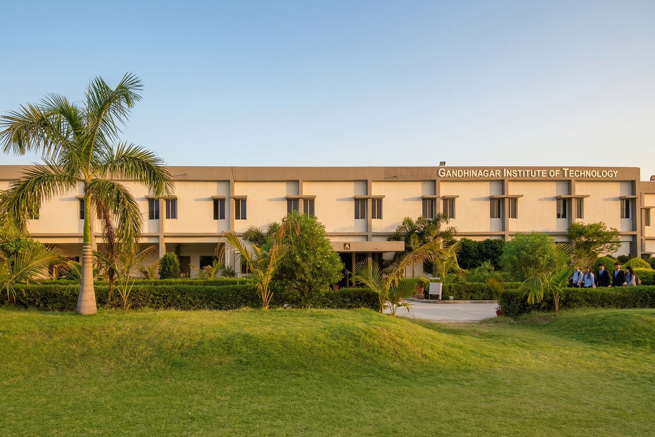 Gandhinagar University logo